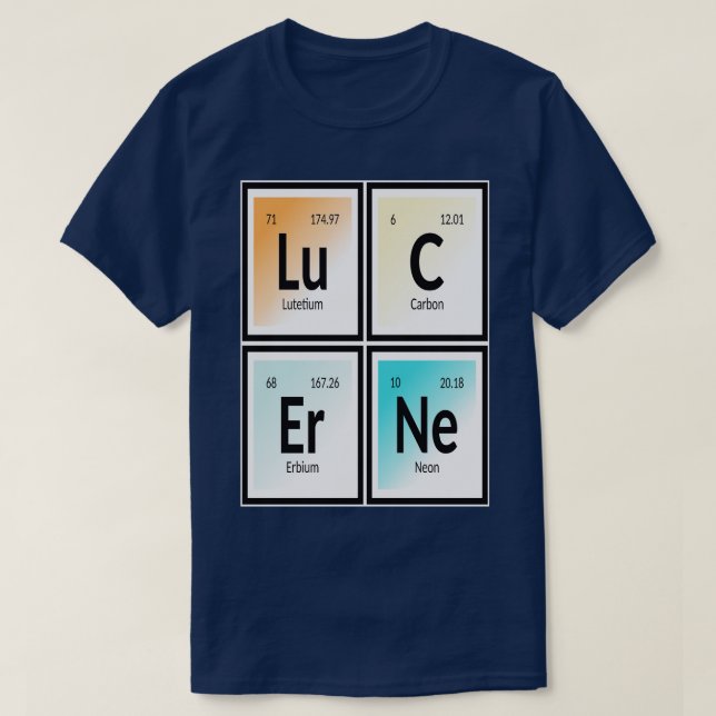 T-shirt Élément de Lucerne City 1 (Design devant)