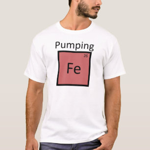 T-shirt Élément de pompage de chimie de Tableau périodique