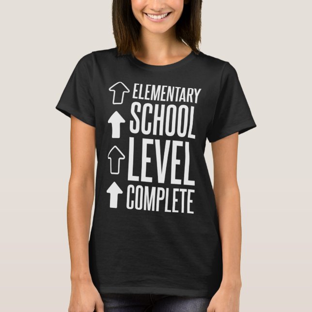 T-shirt Elementary School Level Complete  1 (Devant)