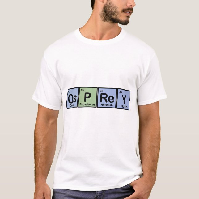 T-shirt Éléments de balbuzard (Devant)