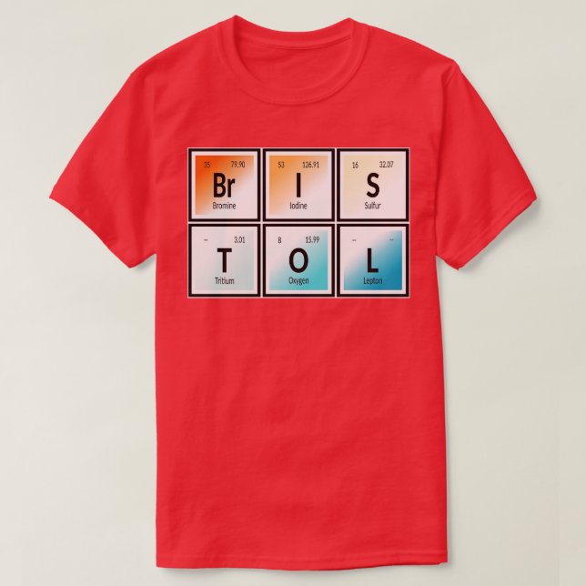 T-shirt Éléments de Bristol (Design devant)