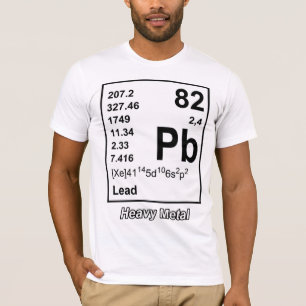 T-shirt Éléments de chemise de métaux lourds