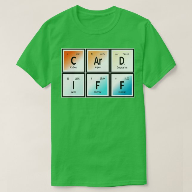 T-shirt Éléments de diff 1 (Design devant)