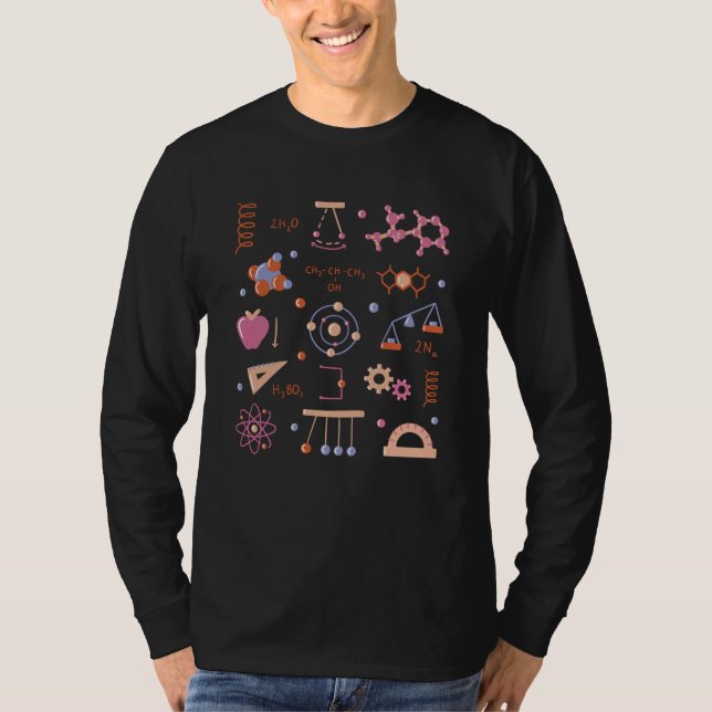 T-shirt éléments de physique (Devant)