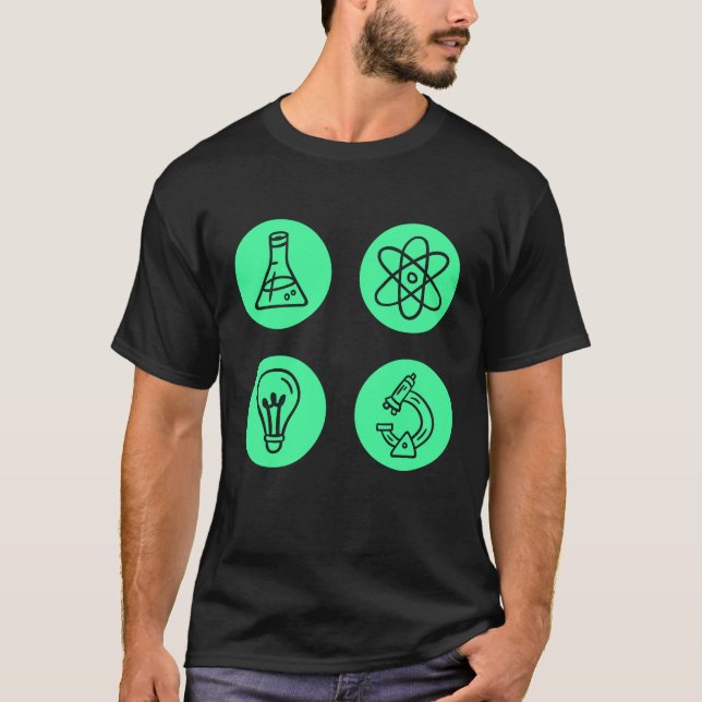 T-shirt Éléments de science (Devant)