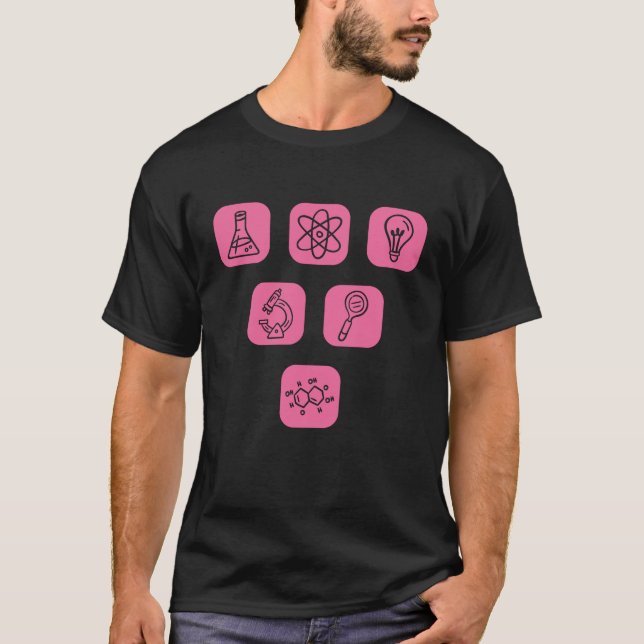 T-shirt Éléments de science Articles (Devant)