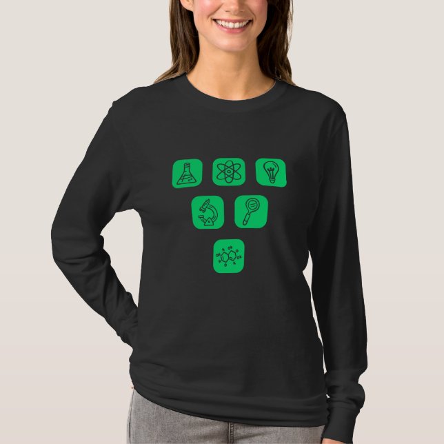 T-shirt Éléments de science Articles (Devant)
