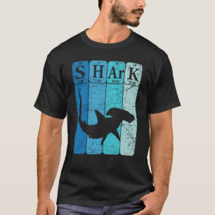 T-shirt Éléments de tableau périodique du requin marteau S