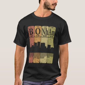 T-shirt Éléments du tableau périodique de Bonham Bonham Te
