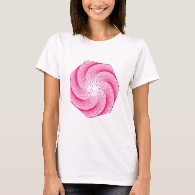 T-shirt Éléments Et Formes De Géométrie 6 (Devant)
