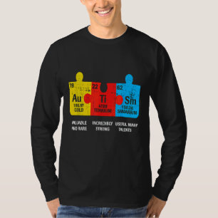T-shirt Eléments Ism Tableau Périodique Sensibilisation As