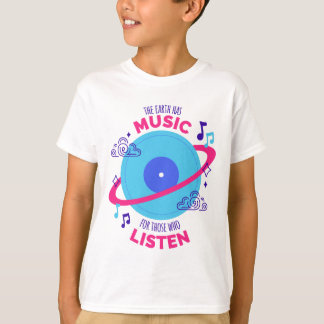 T-shirt Eléments Musique Vie universelle