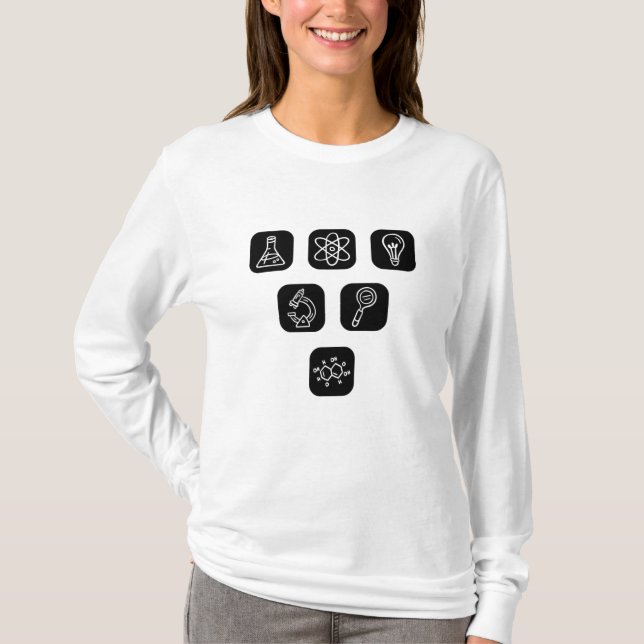 T-shirt Éléments scientifiques (Devant)