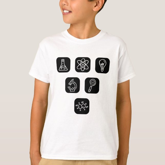 T-shirt Éléments scientifiques (Devant)
