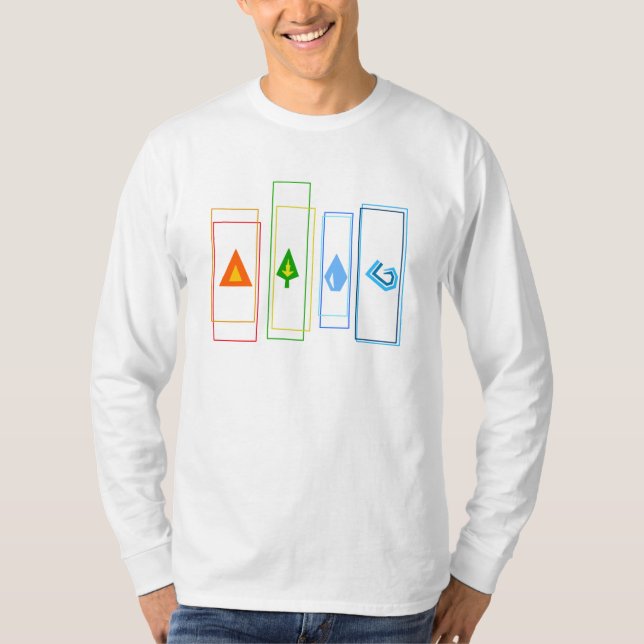 T-shirt Éléments simples (Devant)