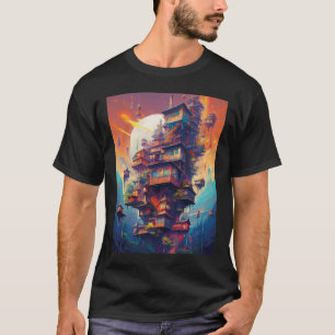 T-shirt éléments surréalistes