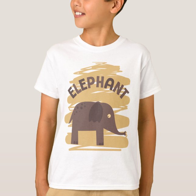 T-shirt Éléphant (Devant)