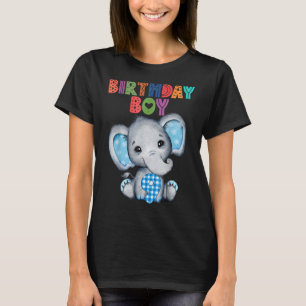 T-shirt Elephant 9e anniversaire garçon 9 ans thème Eleph