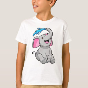 T-shirt Eléphant à l'eau