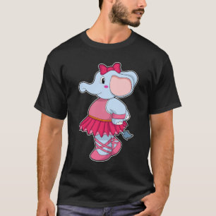 T-shirt Eléphant au Ballet avec jupe