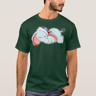 T-shirt Eléphant au coucher avec tête de lit