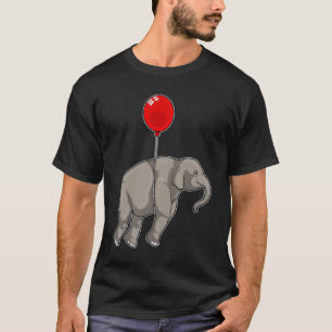 T-shirt Eléphant avec ballon
