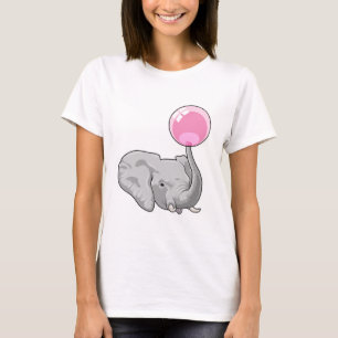 T-shirt Eléphant avec ballon