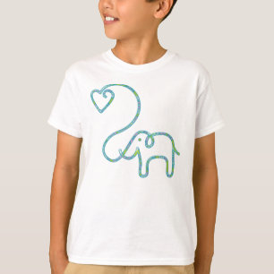 T-shirt ÉLÉPHANT avec cœur
