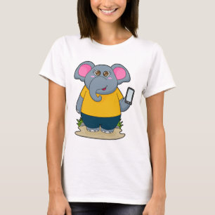 T-shirt Eléphant avec mobile