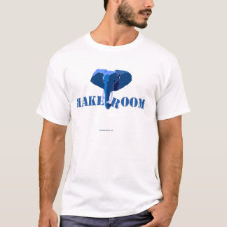 T-shirt Éléphant bleu