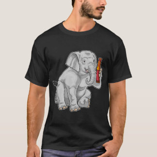 T-shirt Elephant Bottle Beer