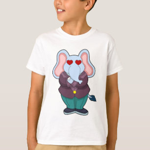 T-shirt Éléphant comme marié avec costume.PNG