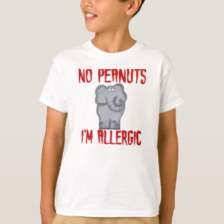 T-shirt Elephant d'allergie aux arachides