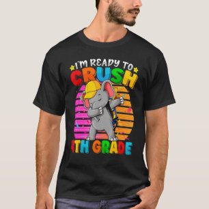 T-shirt Eléphant de 4e année qui s'asperge de nouveau à l'