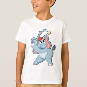 T-shirt Éléphant de baseball