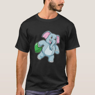 T-shirt Éléphant de bowling
