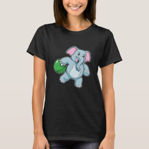 T-shirt Éléphant de bowling