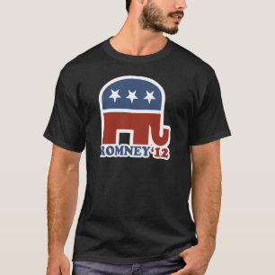 T-shirt Éléphant de républicain de Mitt Romney 2012