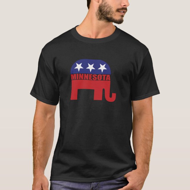 T-shirt Éléphant de républicain du Minnesota (Devant)