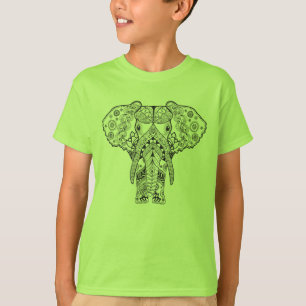 T-shirt Éléphant de style