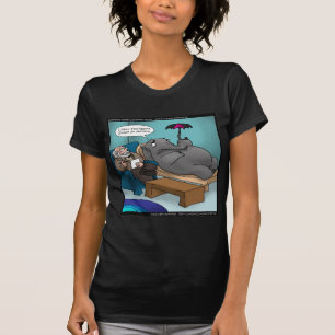 T-shirt Éléphant Drôle en Thérapie