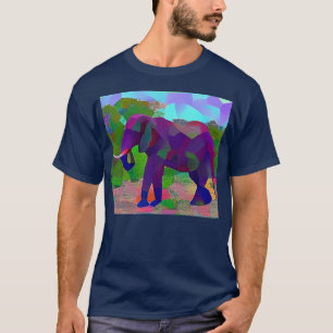 T-shirt Éléphant élégant