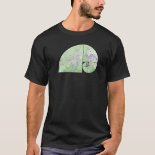 T-shirt Éléphant en spirale de Fibonacci Nombre d'or gru