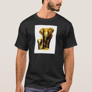 T-shirt Eléphant et bébé Eléphant