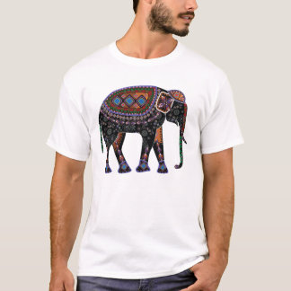 T-shirt Éléphant fleuri