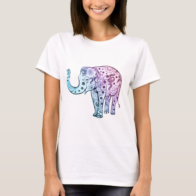 T-shirt Elephant Good Luck (Devant)