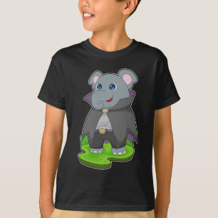 T-shirt Elephant Halloween Vampire
