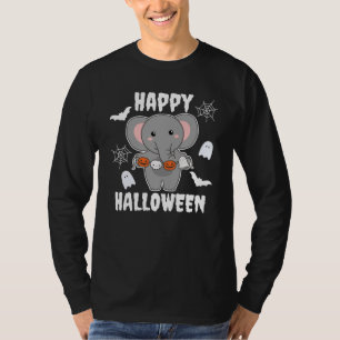T-shirt Elephant Happy Halloween