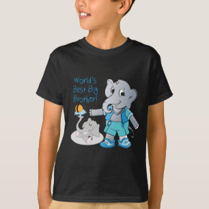 T-shirt Éléphant, le meilleur frère du monde