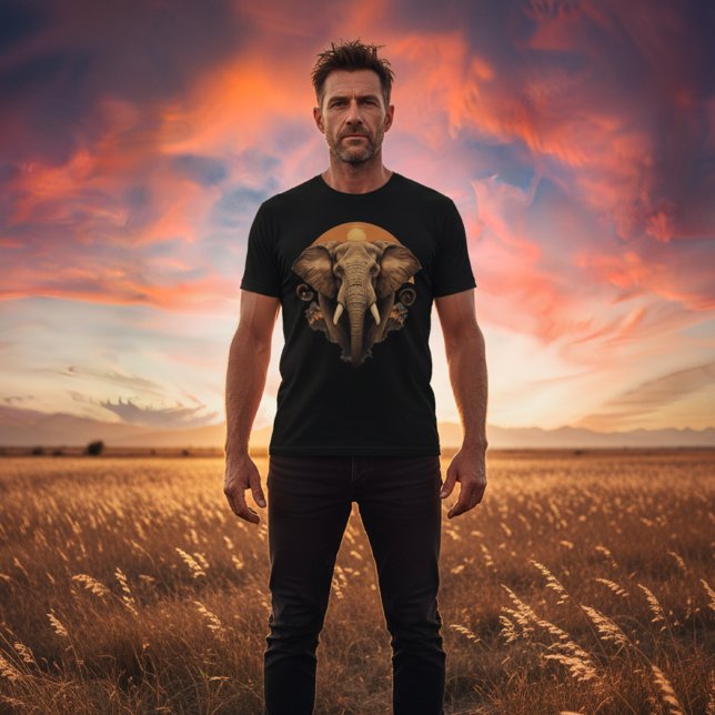 T-shirt Eléphant Majestic (Créateur téléchargé)